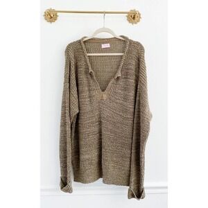 Pink Lily Green This Time Around Sweater